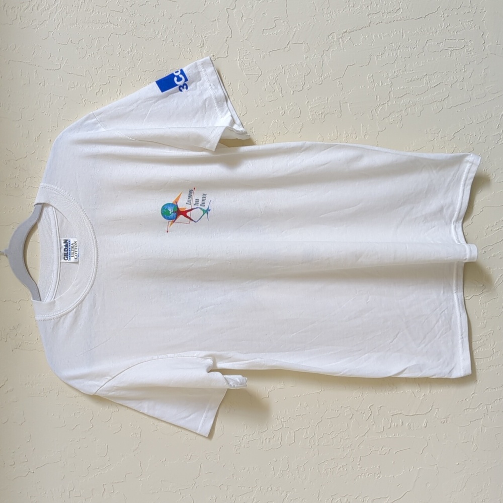 🌻 3Com "Extending Your Universe" Company Men's Graphic Tee Size Medium